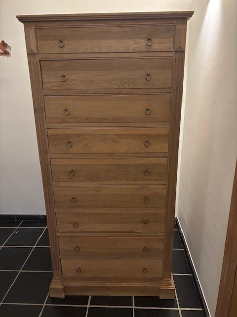 kast hoog met lade's, Ophalen, 50 tot 100 cm, Zo goed als nieuw, LANDELIJK