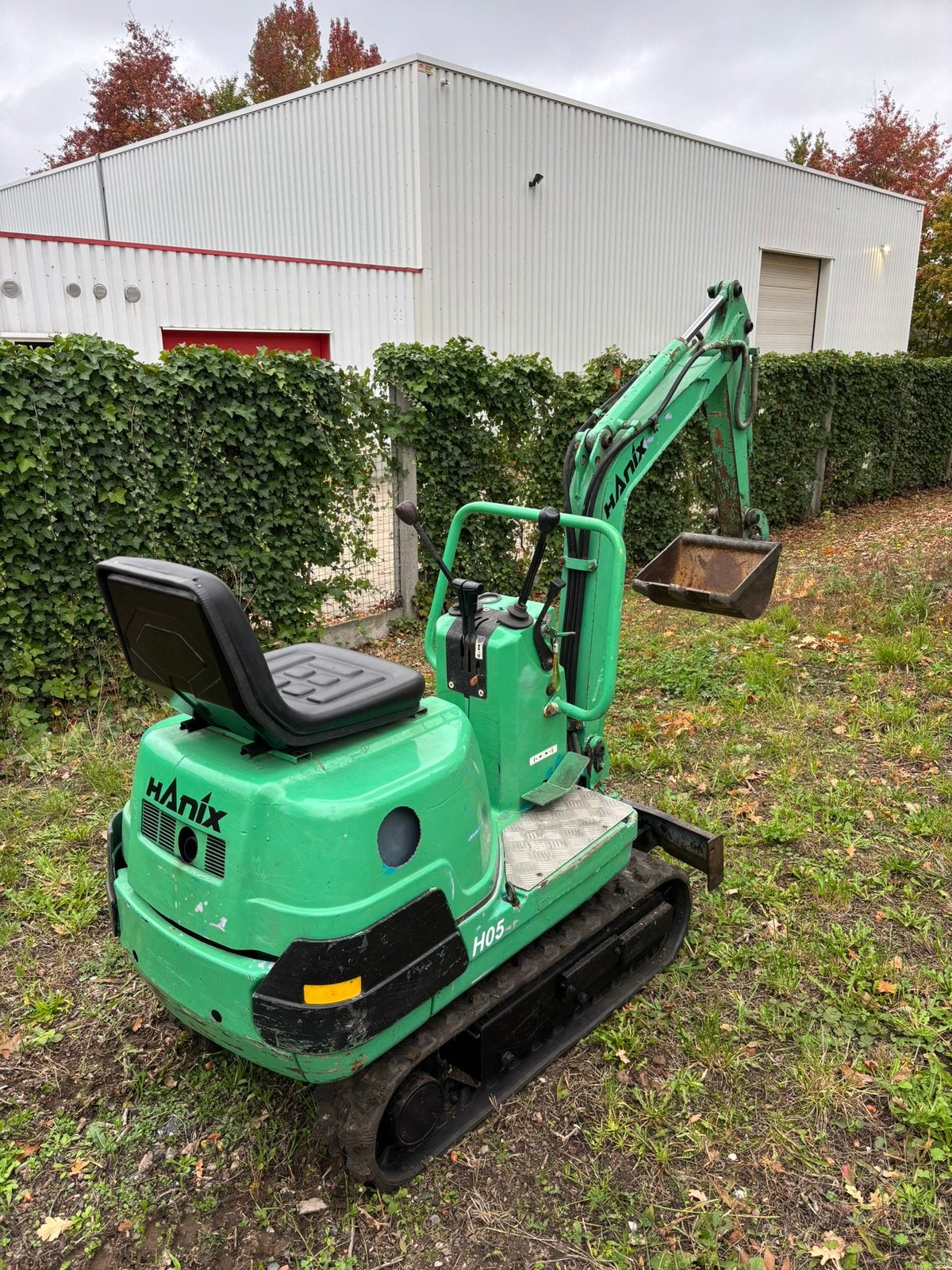 Hanix H05 minigraver deurgat graafmachine graafkraantje, Ophalen, Graafmachine