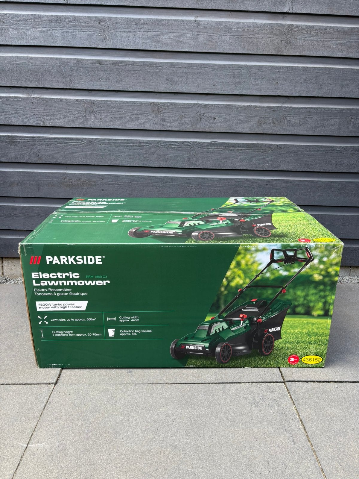 Parkside PRM1800 C3 Nieuw Grasmaaier, Jardin & Terrasse, Tondeuses à gazon, Enlèvement, Comme neuf, Tondeuses à gazon électriques
