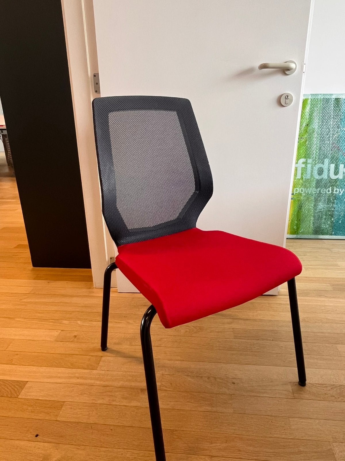 Vergaderstoelen, Ophalen, Zo goed als nieuw, Rood, Eén