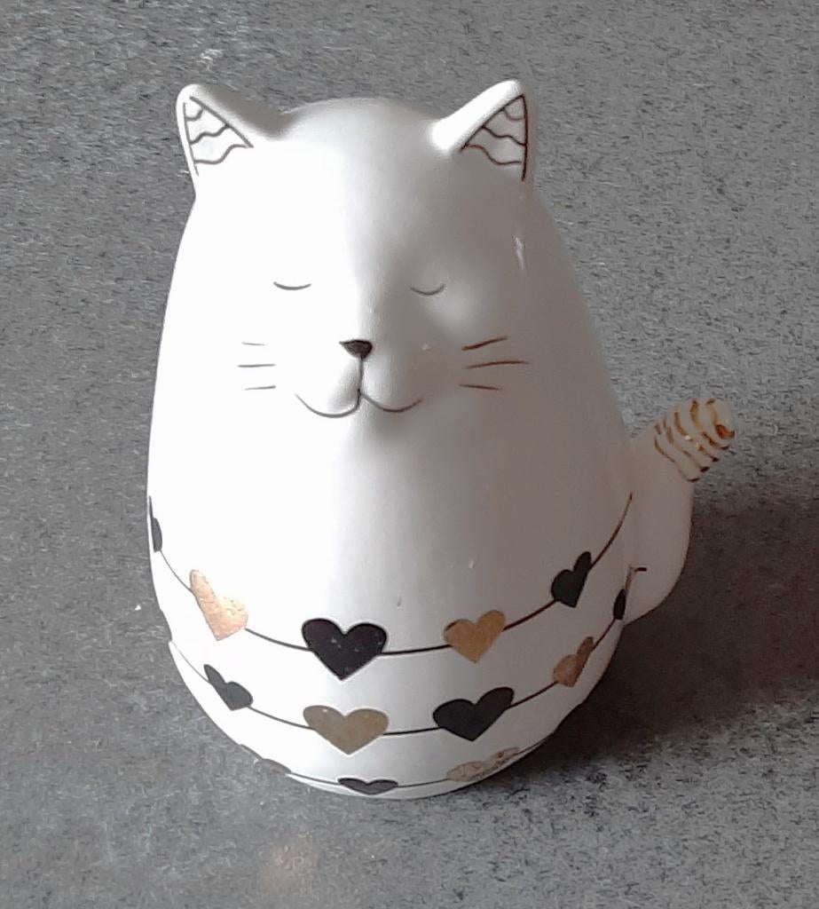 Te koop: Nieuw!!Leuke porseleinen (beeldje) poes., Ophalen, Nieuw, Hond of Kat, Beeldje of Figuurtje