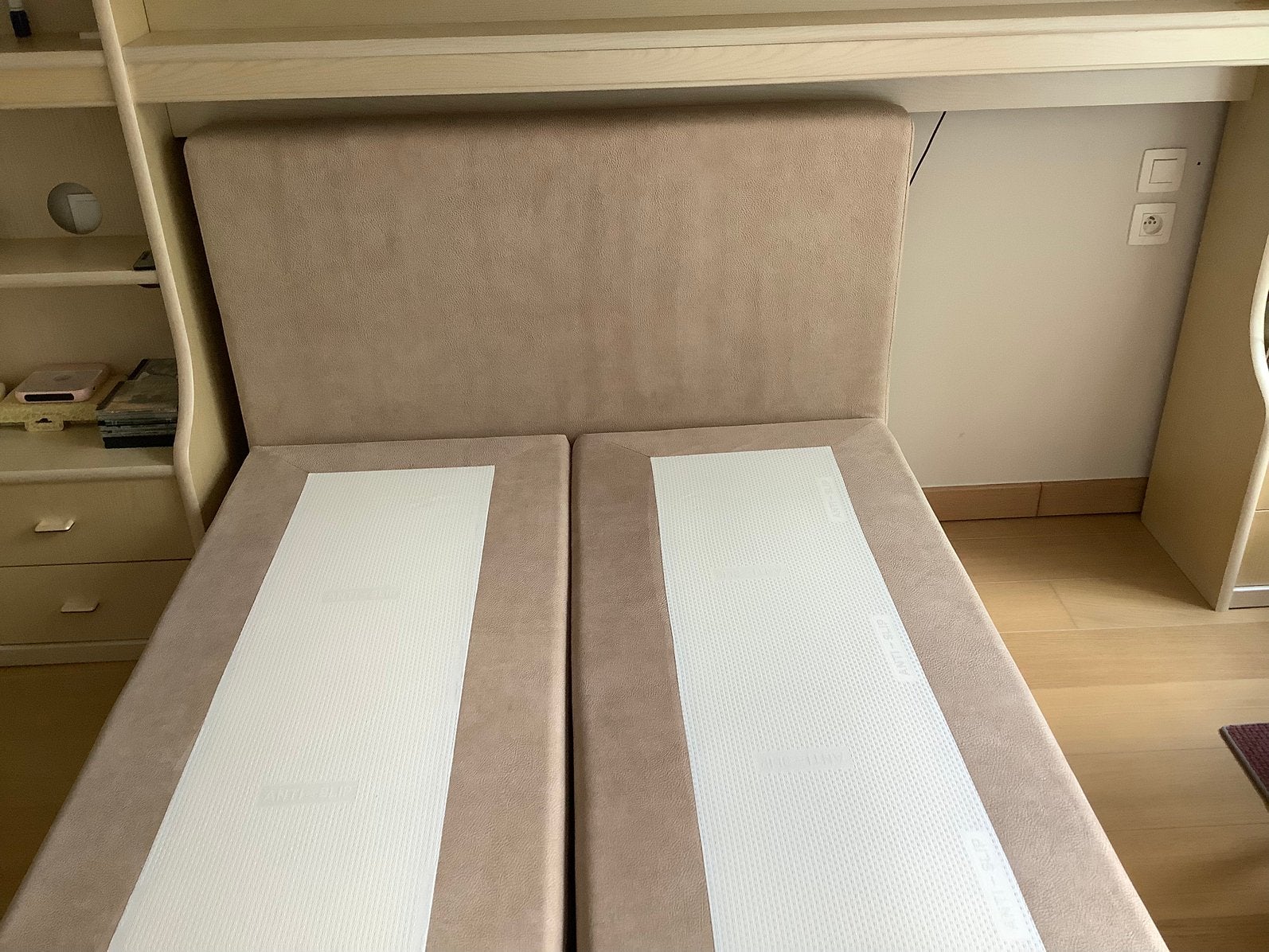 Boxspring, Enlèvement, Comme neuf, 200 cm