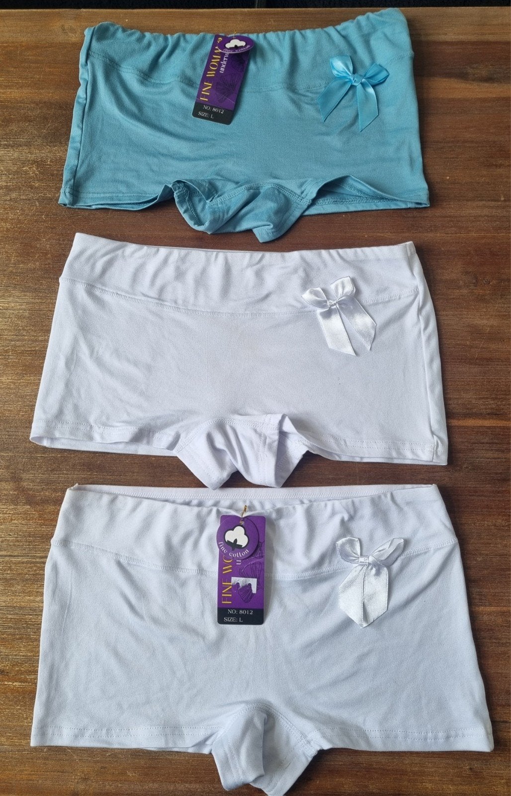 FINE WOMAN 3x Nieuwe Damesboxers Maat L, Kleding | Dames, Ondergoed en Lingerie, Fine Woman, Ophalen of Verzenden, Overige kleuren