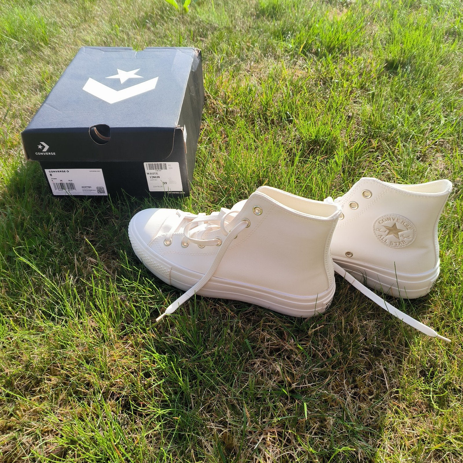 Converse witte schoenen NIEUW, Wit, Nieuw, Ophalen of Verzenden, Sneakers
