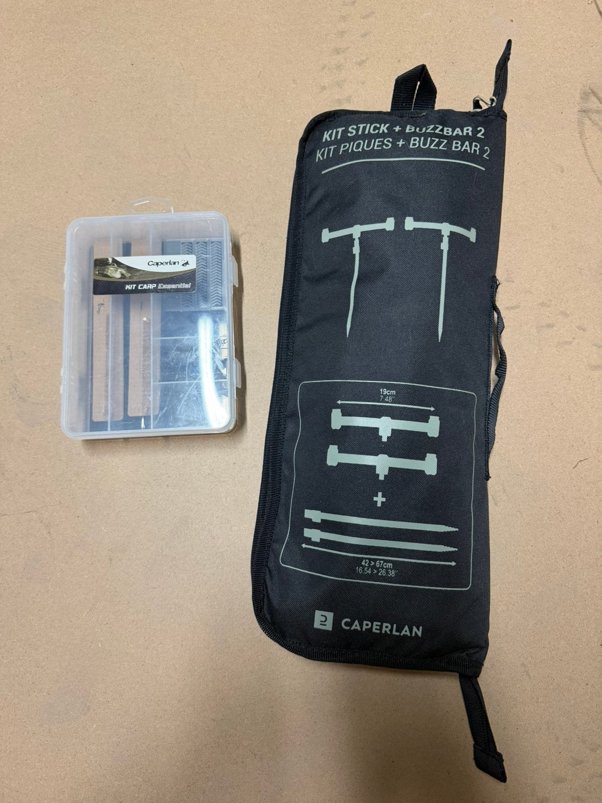 Caperlan Kit sticks - rodpod - melders nog in verpakking, Watersport en Boten, Hengelsport | Karpervissen, Ophalen, Zo goed als nieuw