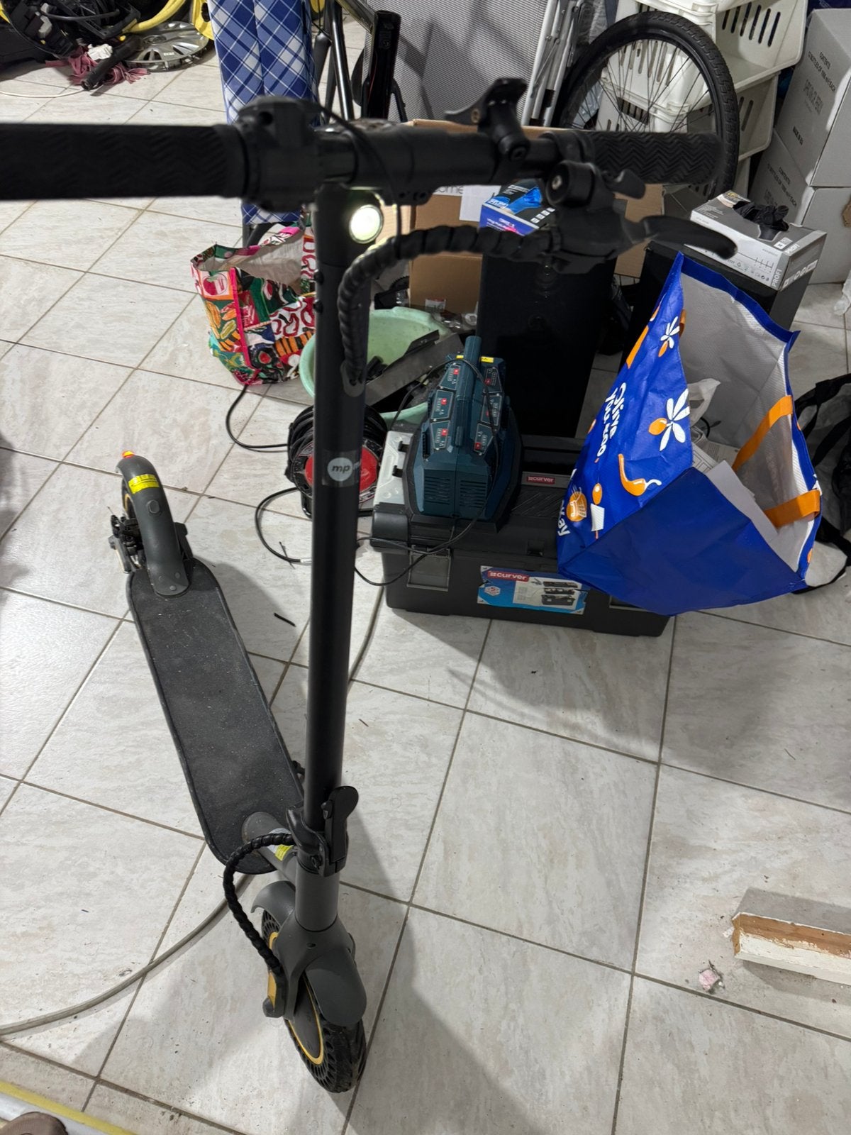 Trottinette électrique mpman tr510 avec pneus increvables, Enlèvement, Comme neuf