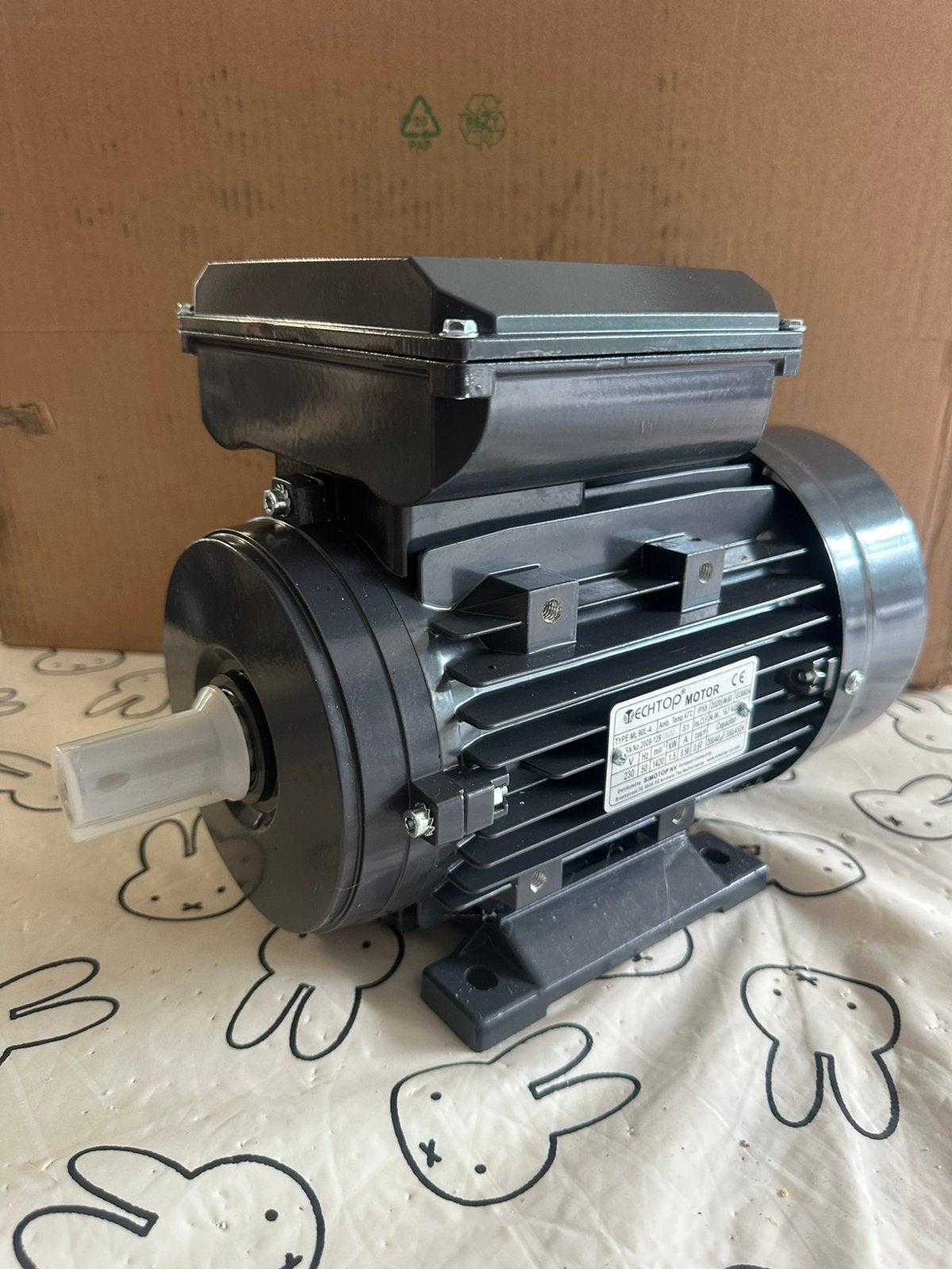 NIEUWE electro motor, Doe-het-zelf en Bouw, Ophalen, Nieuw, Elektromotor, 1400 tot 1800 rpm