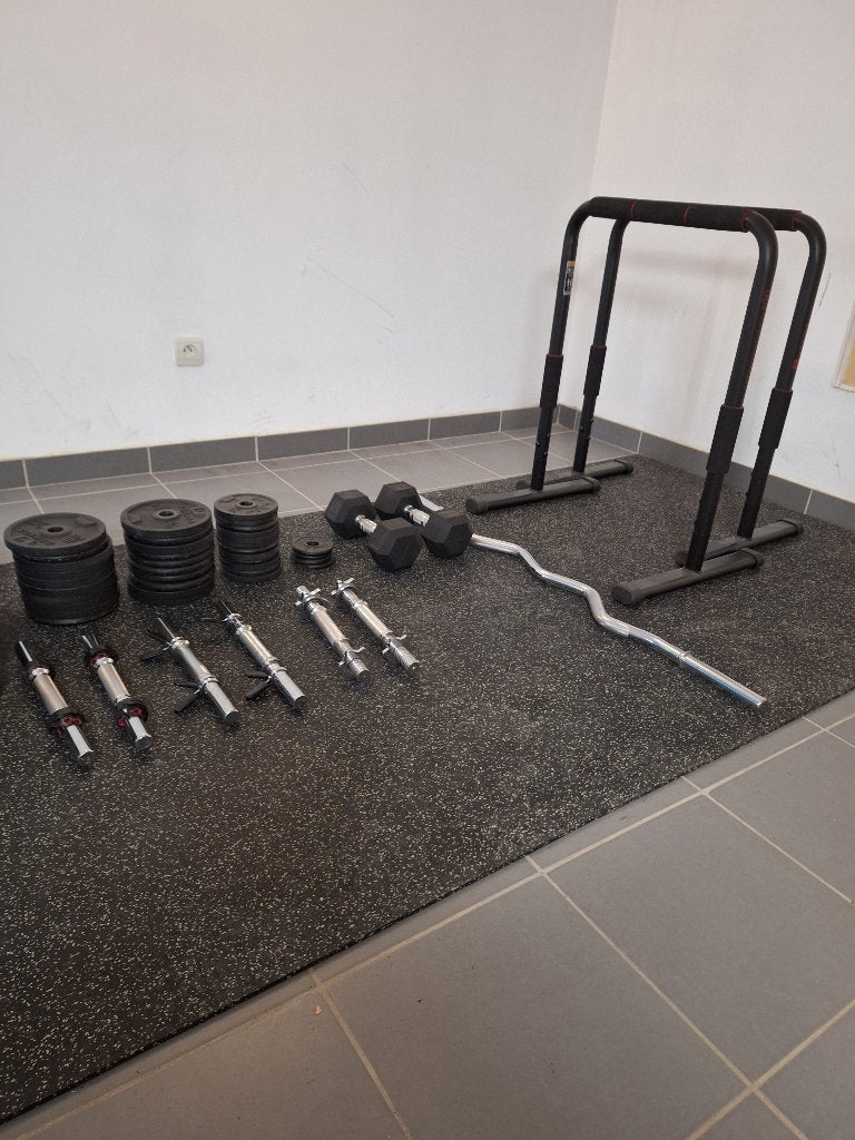 Pack Home Gym Complet Decathlon * Excellent etat *, Sports & Fitness, Enlèvement, Utilisé, Métal, Autres types