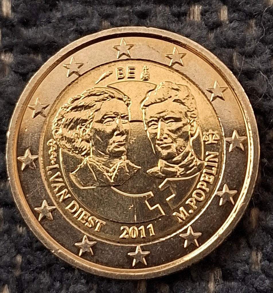 Belgische munt - 2€ - 2011, Postzegels en Munten, Verzenden, Overig, Losse munt