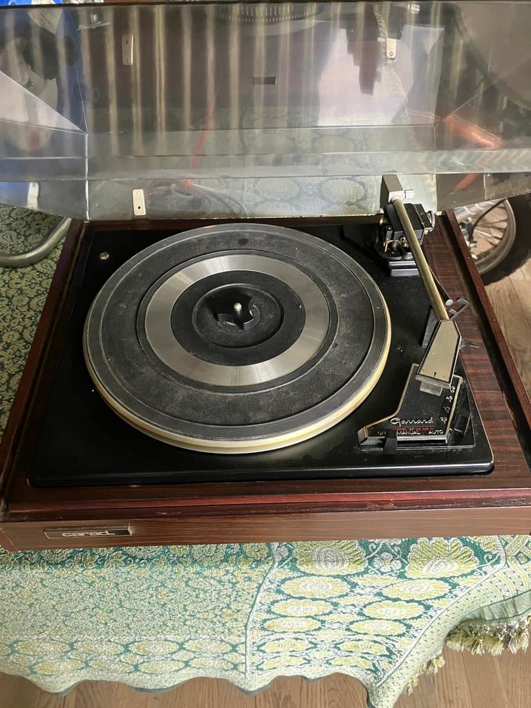 Platenspeler Carad C434/Garrard SP25 MK3, Autres marques, Tourne-disque, Enlèvement, Automatique