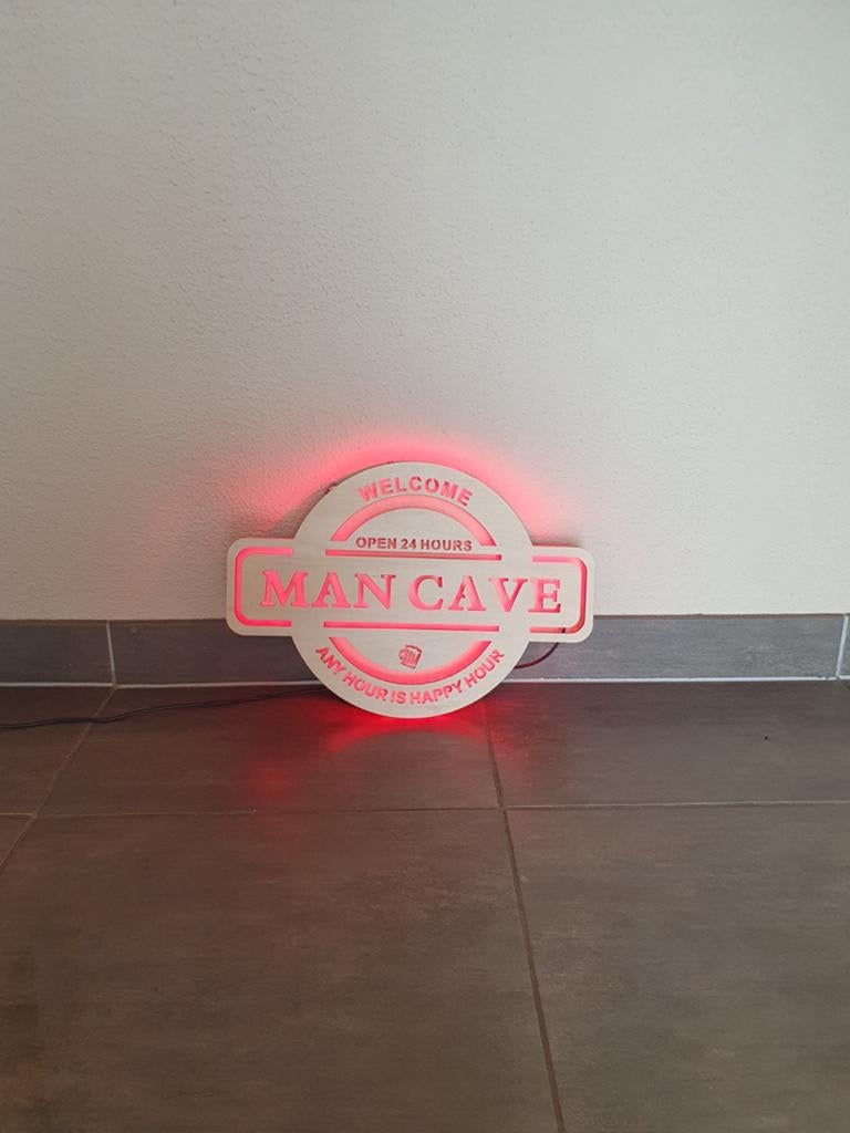 Man cave led bord, Ophalen, Nieuw, Lichtbak of (neon) lamp