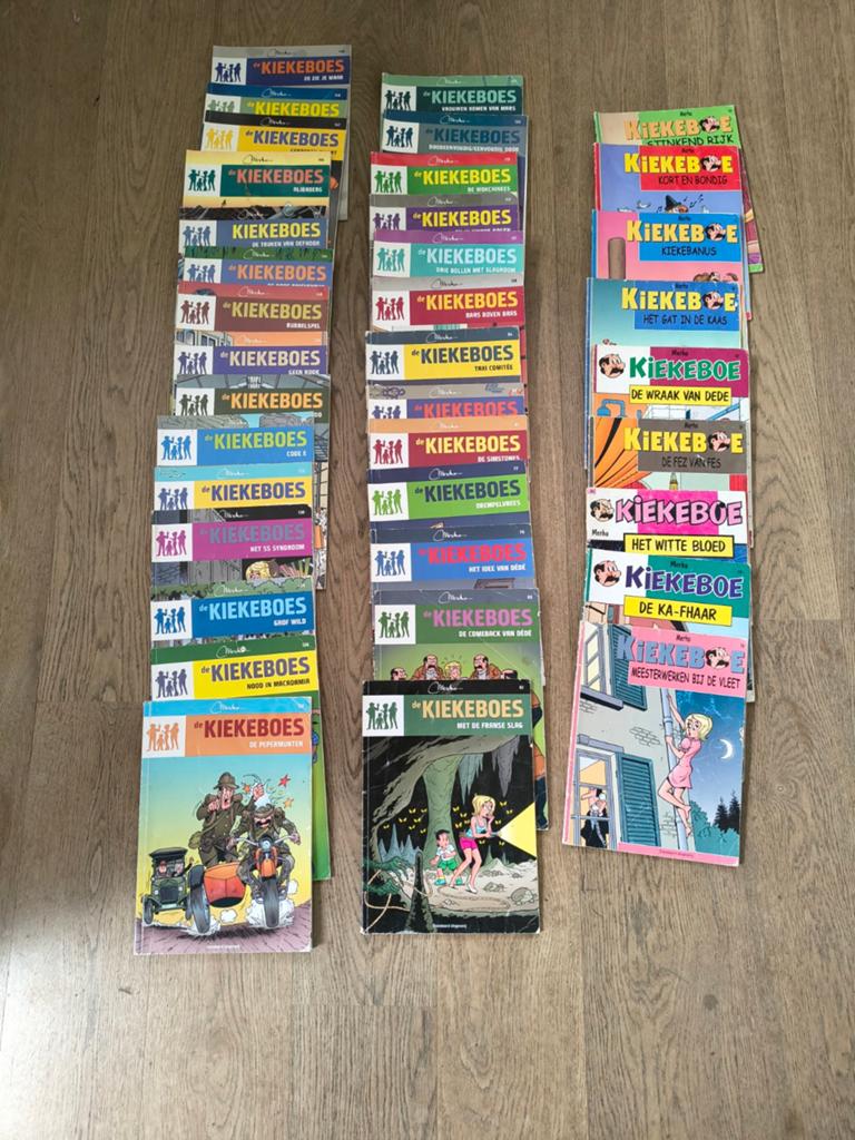 Kiekeboes 37 exemplaren, Boeken, Ophalen
