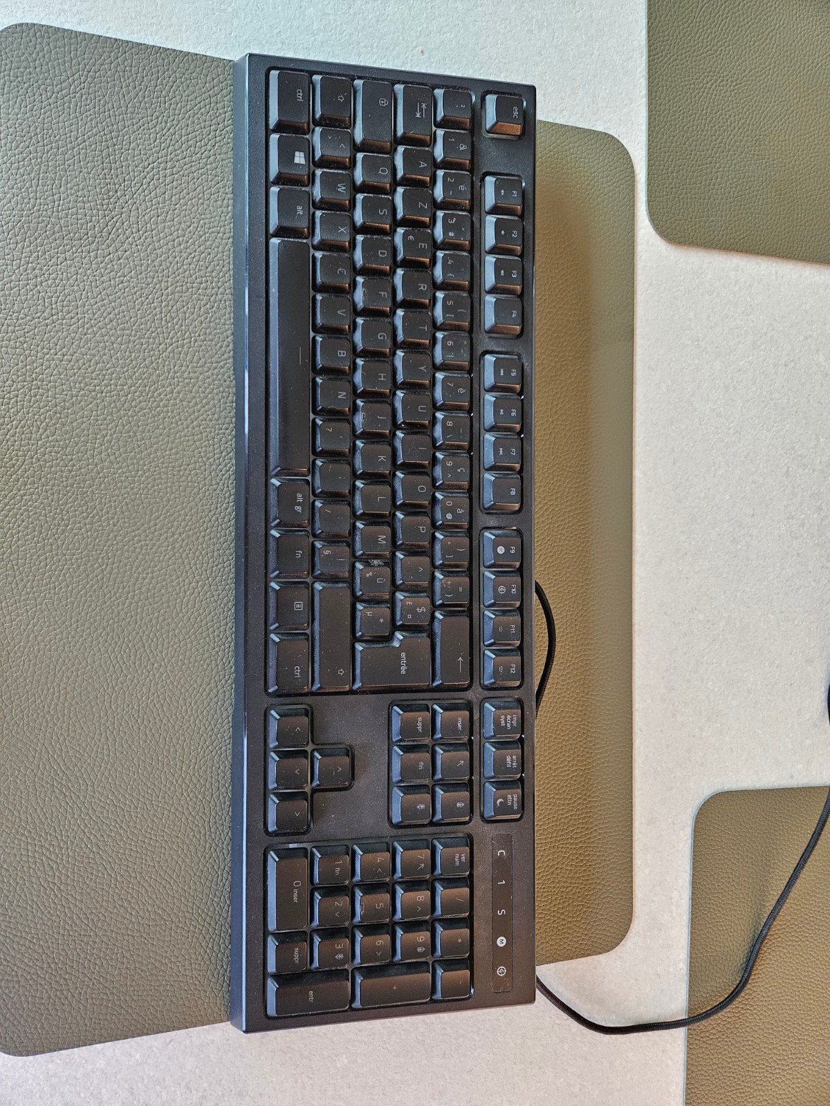 Razer mechanisch toetsenbord, Computers en Software, Gebruikt, Gaming toetsenbord, Azerty, Ophalen of Verzenden