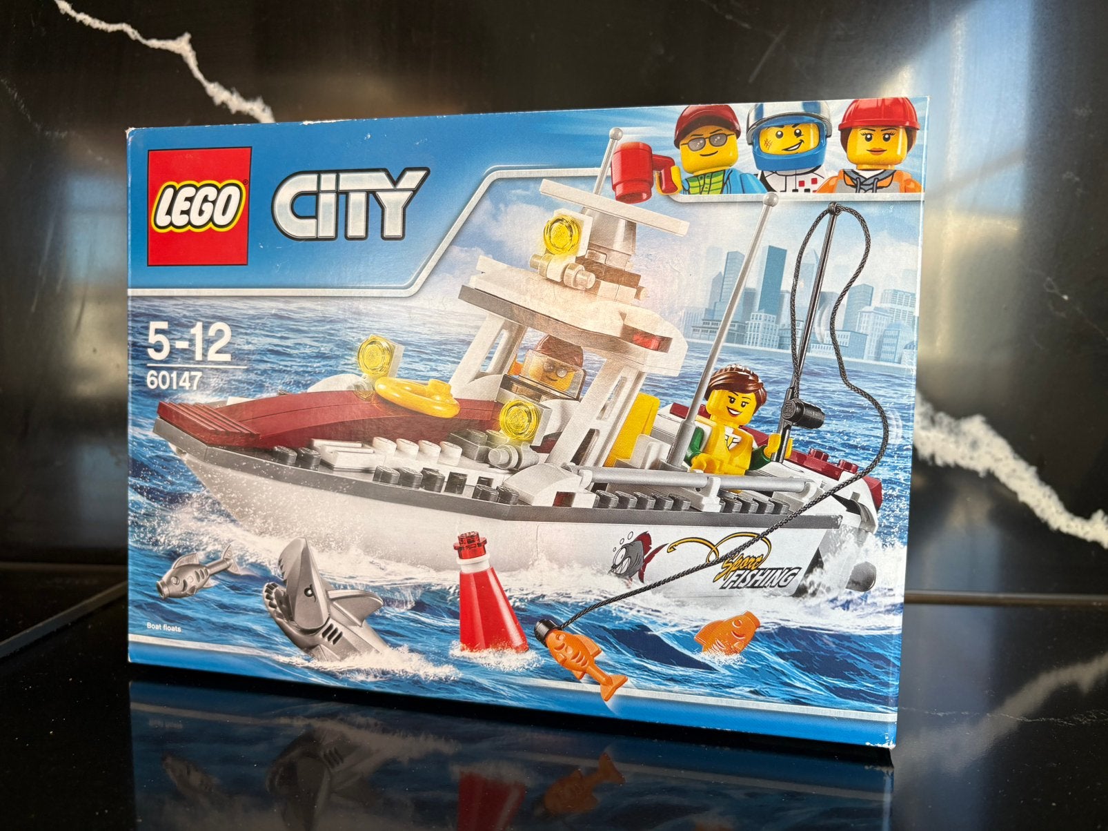 Lego City 60147 Fishing Boat ONGEOPEND, Kinderen en Baby's, Speelgoed | Duplo en Lego, Ophalen, Zo goed als nieuw, Lego, City