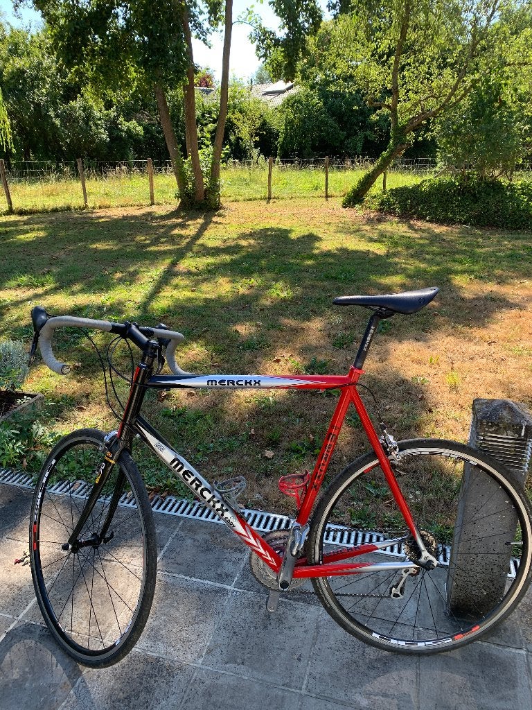Eddy Merckx koersfiets, Frein sur jante, Aluminium, 57 à 61 cm, Comme neuf