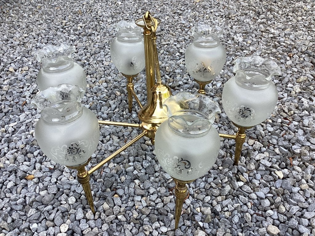 Lustre, Maison & Meubles, Enlèvement, Utilisé, Verre