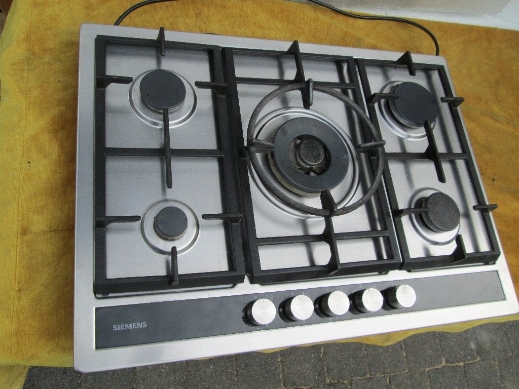 Gaskookplaat merk Siemens, Elektronische apparatuur, Ophalen, Gebruikt, Inbouw, Gas
