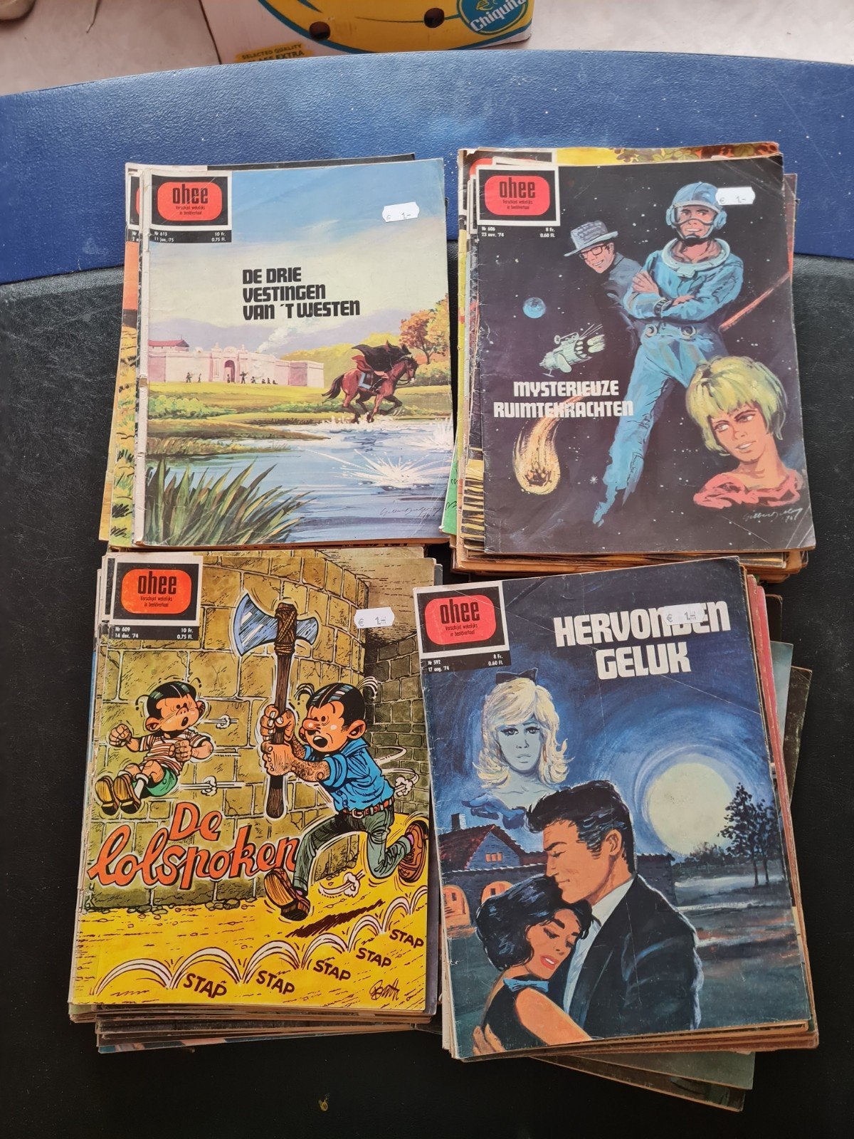 Ohee stripverhalen, Boeken, Ophalen