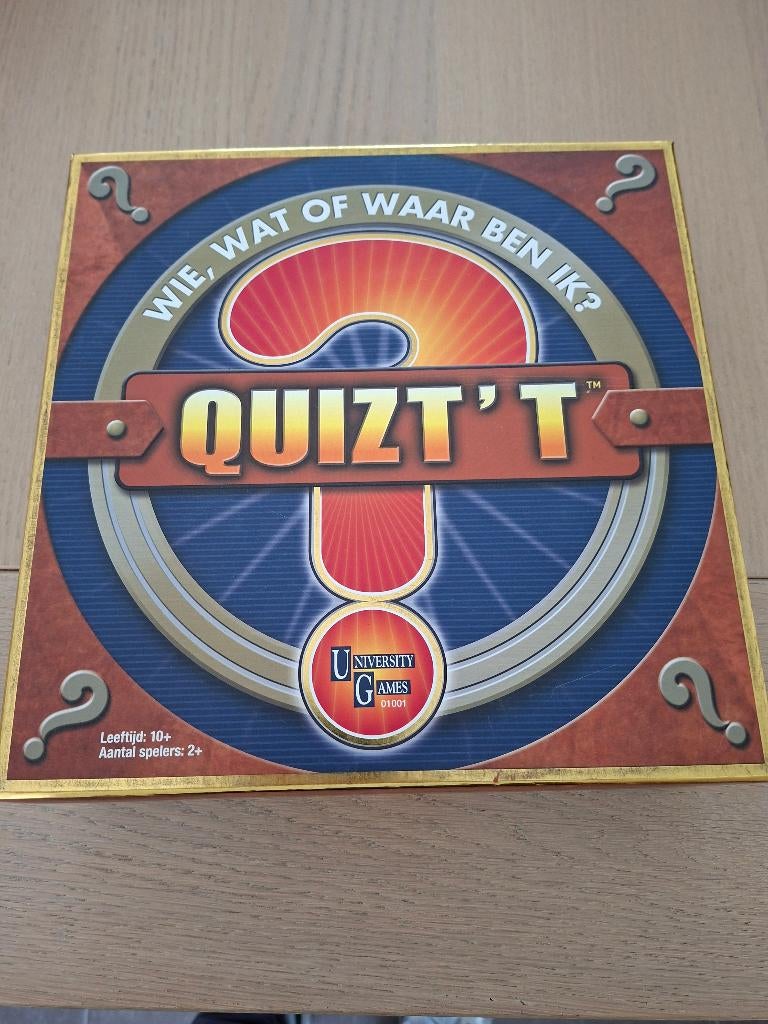 Quizt't, Hobby en Vrije tijd, Ophalen, Gebruikt