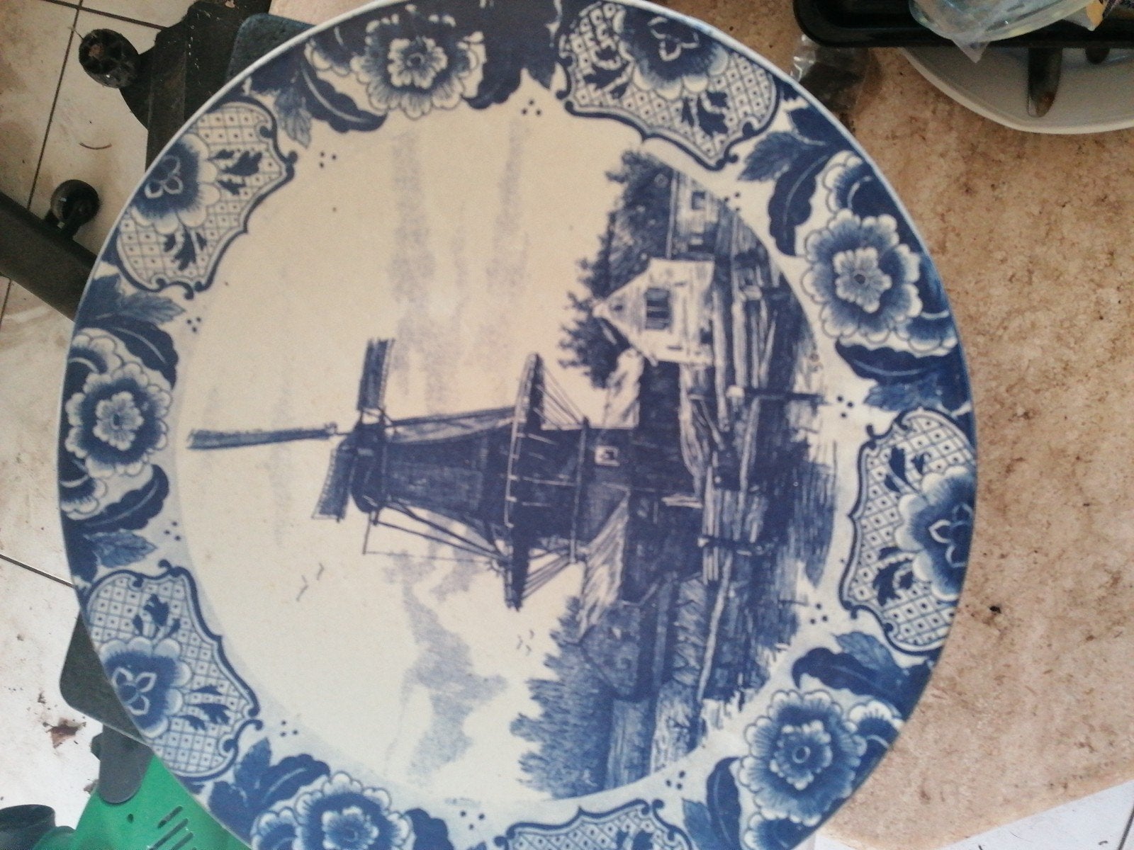 delfs boch blauw, Ophalen