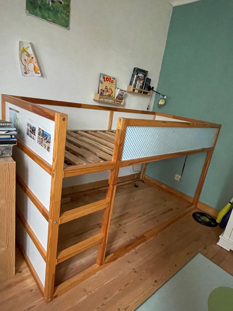 Lit enfant réversible Ikea Kura, Maison & Meubles, 90 cm, Lit mi-hauteur mezzanine, Une personne, Enlèvement