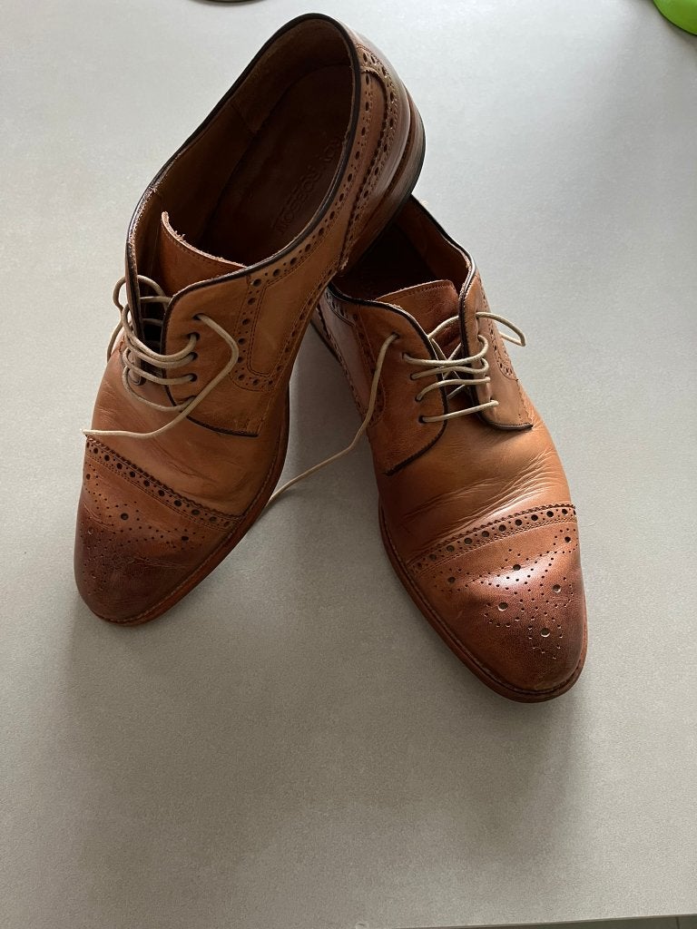 Roy Robson Kostuum schoenen M 42 Nieuwstaat, Kleding | Heren, Schoenen, Bruin, Roy robson, Ophalen of Verzenden, Zo goed als nieuw