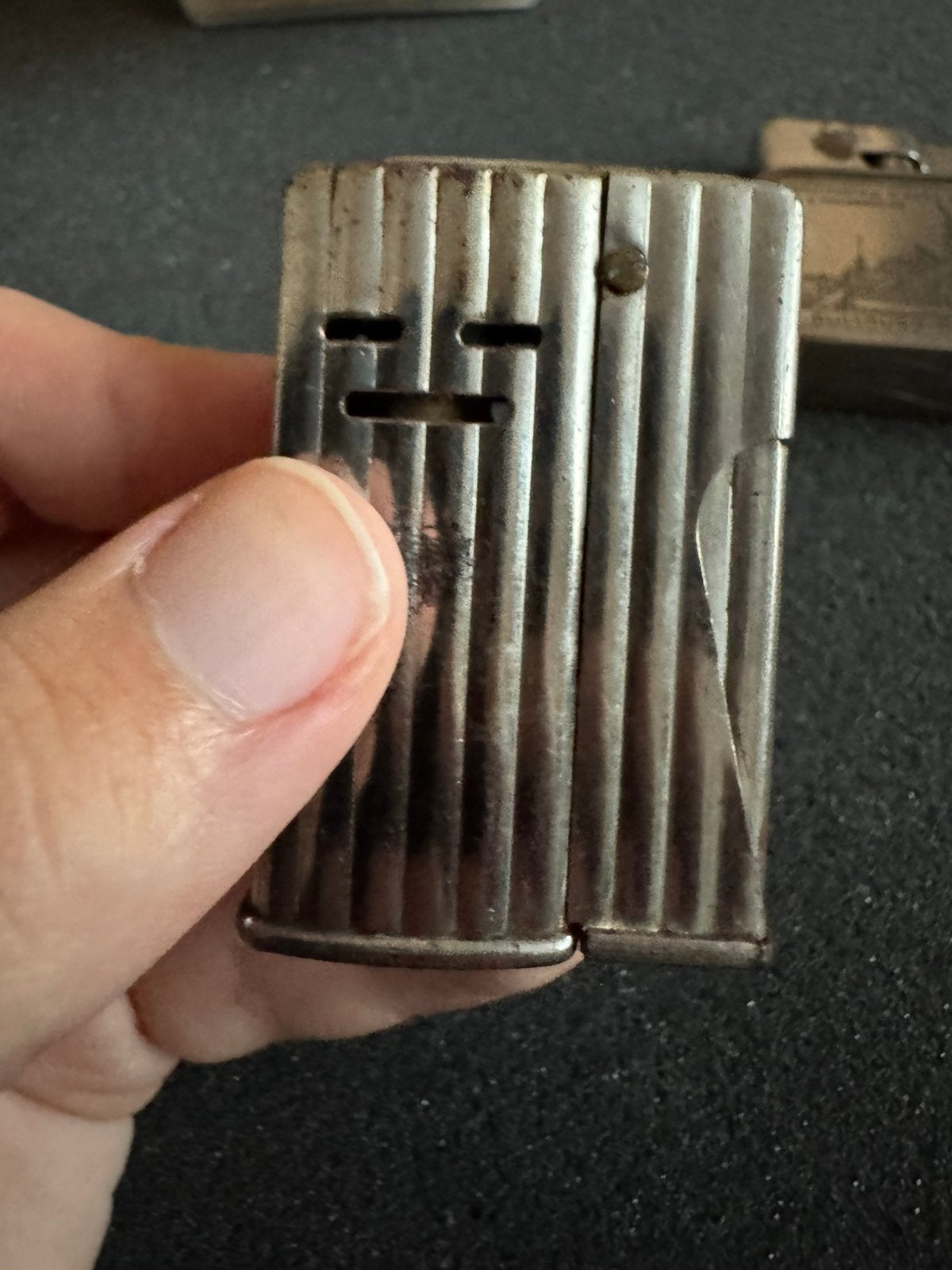 Briquet ancien Karat Made in Austria 1950, Collections, Enlèvement ou Envoi, Utilisé, Briquet