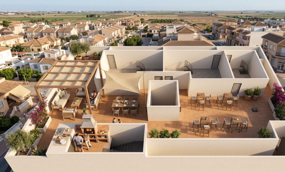 appartement neuf a vendre en espagne, Immo, 100 m², Campagne, Roldan Murcia, Appartement
