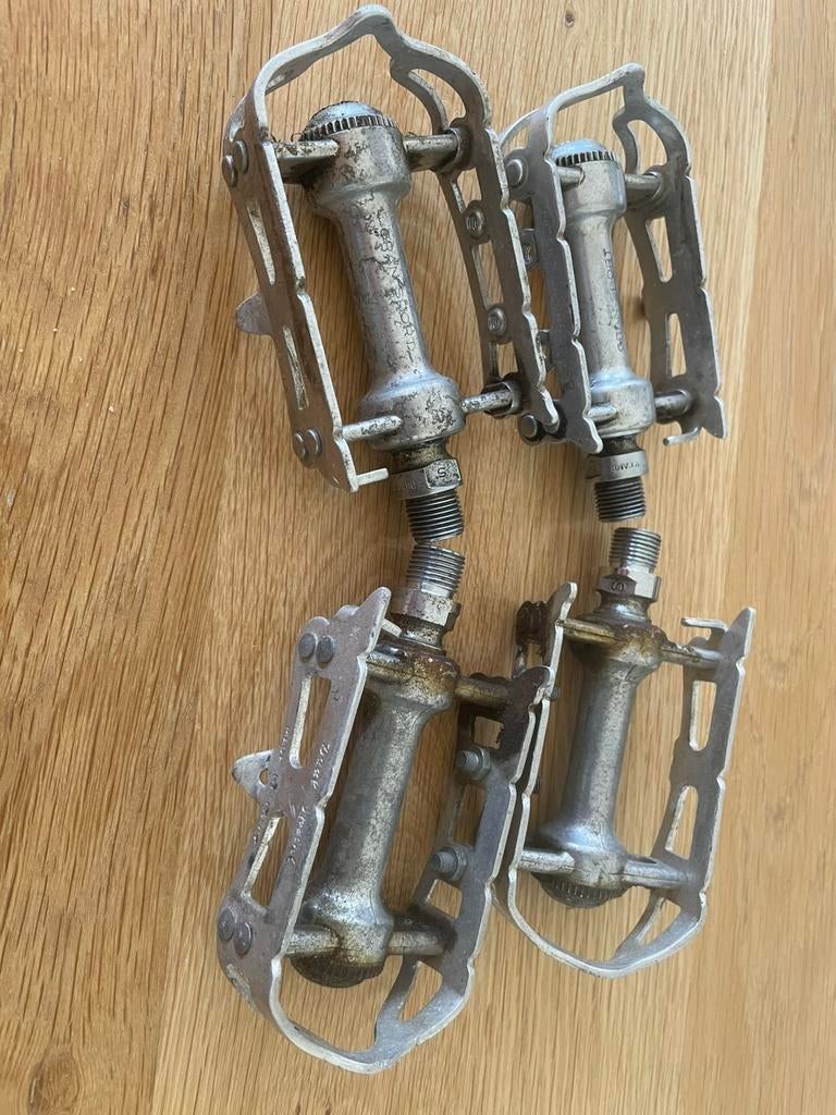 Vintage Campagnolo en Gipiemme pedalen, Fietsen en Brommers, Ophalen