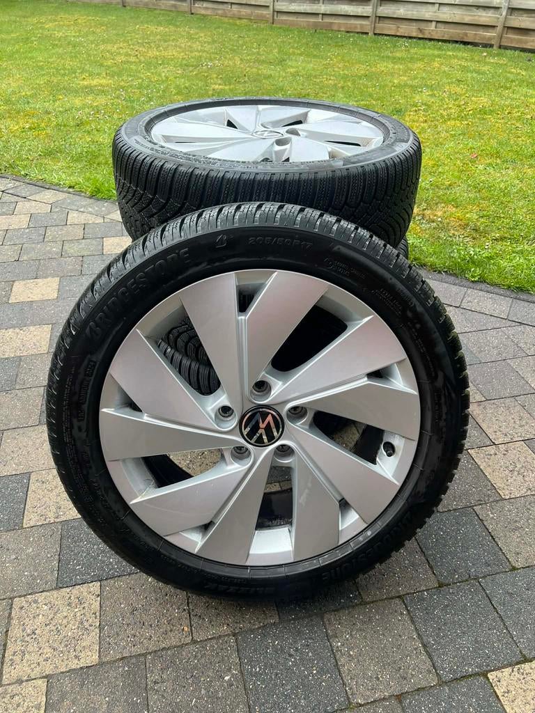 VW GOLF 7/8 WINTERSET 205/50/R17 BELMOND, Ophalen, Gebruikt, 17 inch, Band(en)