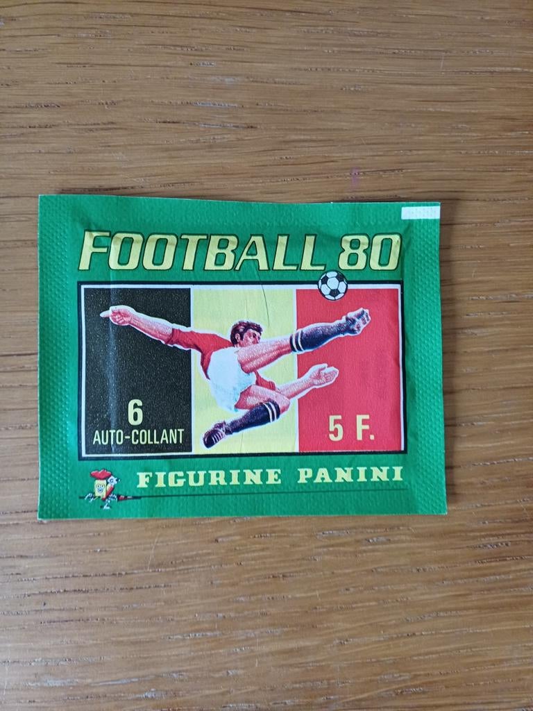 Panini Football 80 Belgium packet/pochette, Enlèvement ou Envoi