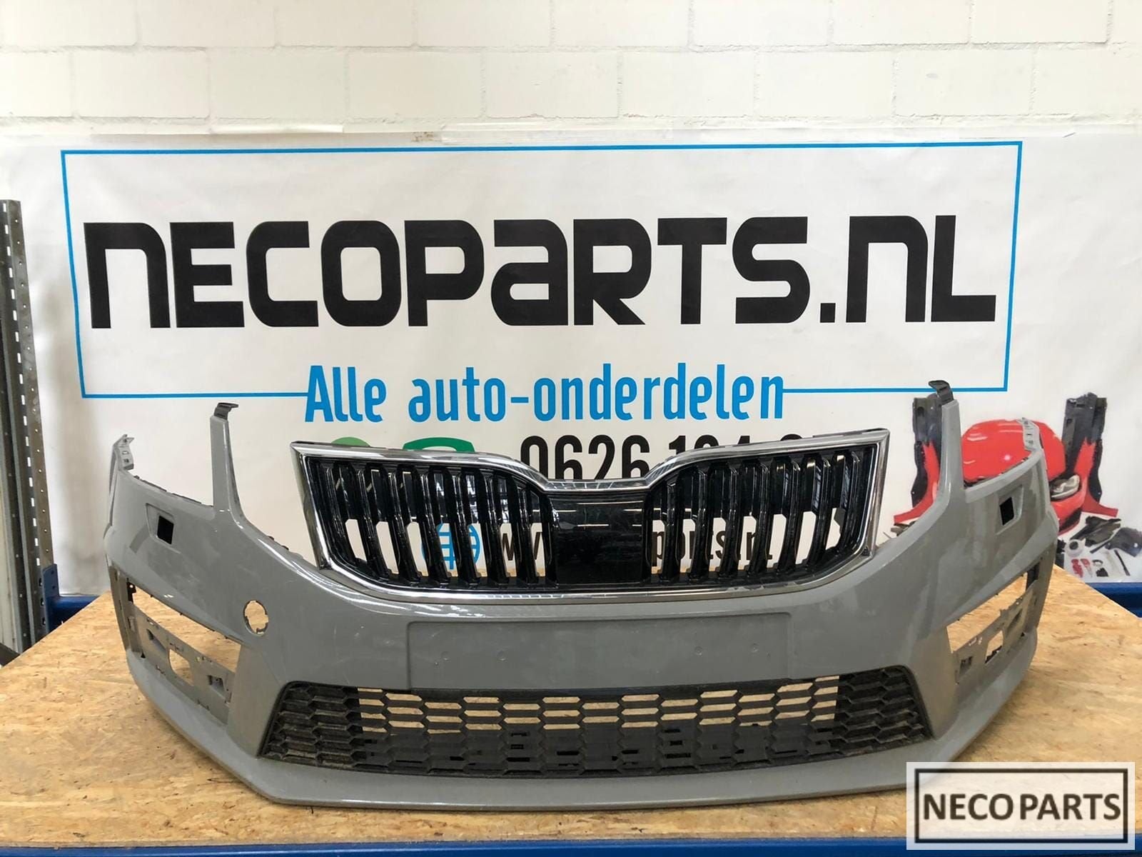 Skoda Octavia 3 RS 5E0 voorbumper radar grill 2012-2017, -, Utilisé, Skoda, -