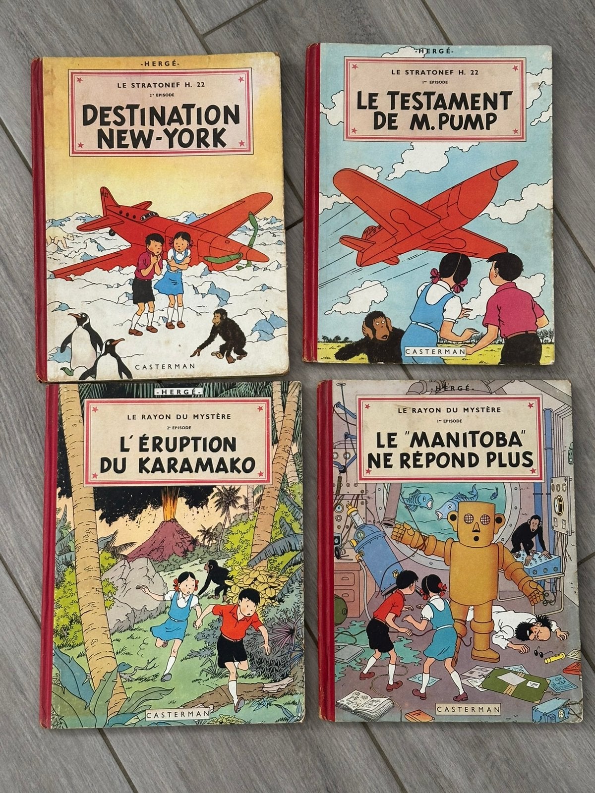 Hergé « Les aventure de Jo, Zette et Jocko » E.O. 1951, Enlèvement, Utilisé