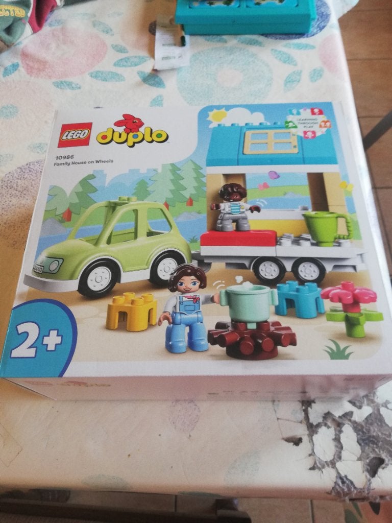 duplo 10986 maison familiale sur roues avec box, Enfants & Bébés, Enlèvement ou Envoi, Ensemble complet, Comme neuf, Duplo