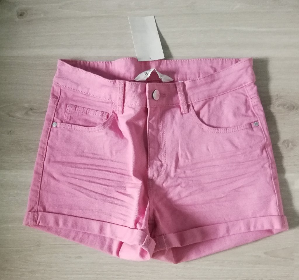 NIEUWE short H&M,maat 164, Kinderen en Baby's, Kinderkleding | Maat 164, Broek, Meisje, H&M, Ophalen of Verzenden
