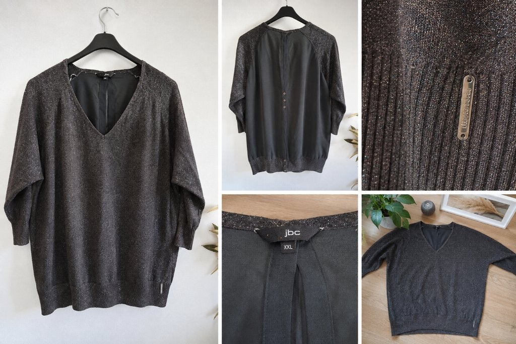 Pull JBC Collection bleu nuit pailleté – Taille XXL, Vêtements | Femmes, JBC, Envoi, Porté, Bleu