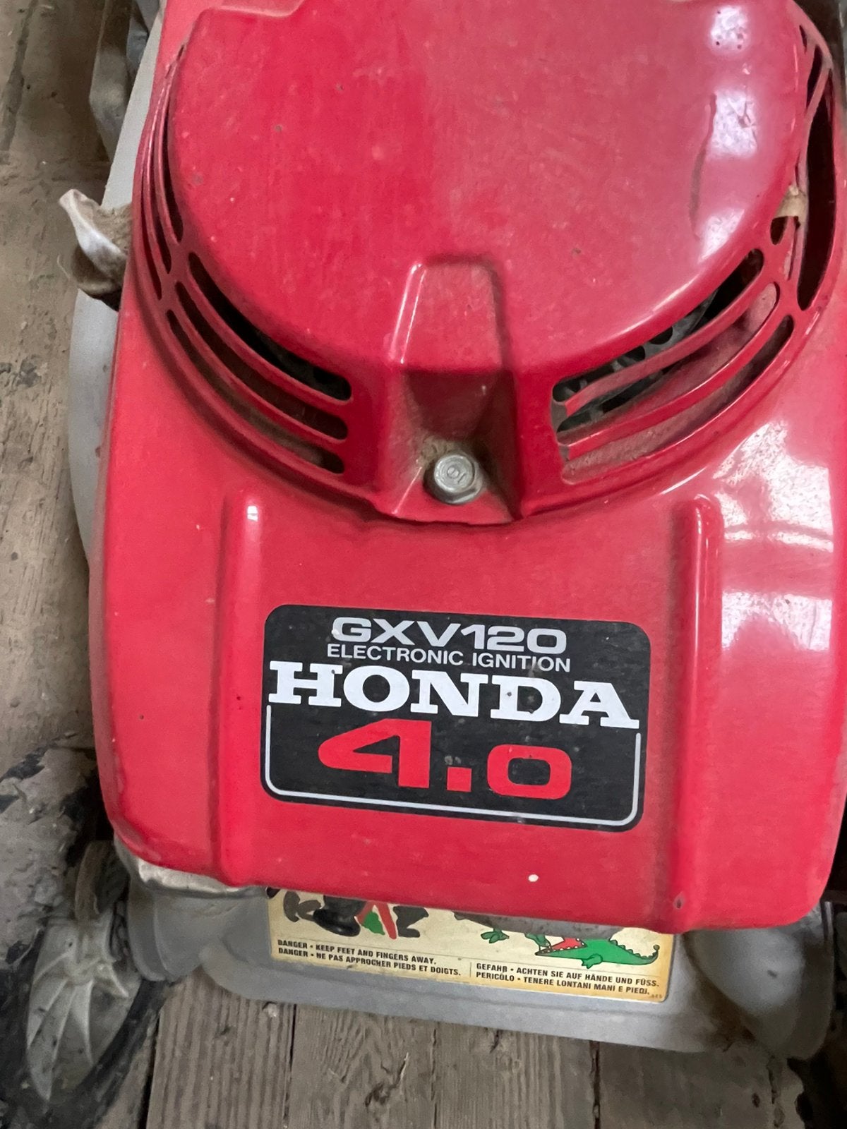 Honda grasmaaier, Jardin & Terrasse, Tondeuses à gazon, Enlèvement, Utilisé, Tondeuses à gazon à essence, Sac de ramassage
