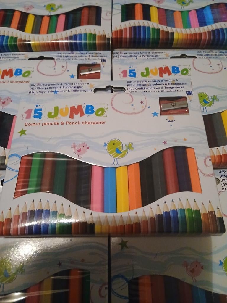 7 gift-packs kleurpotloden (geseald), Enlèvement