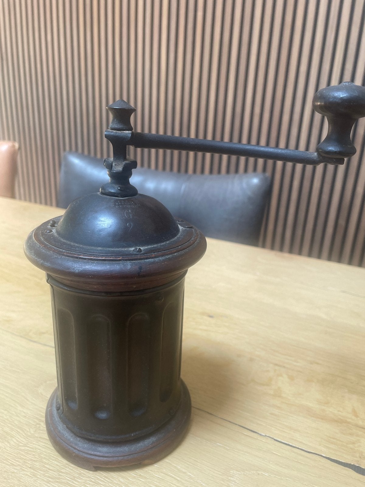 Antieke Peugot koffiemolen, Antiek en Kunst, Ophalen