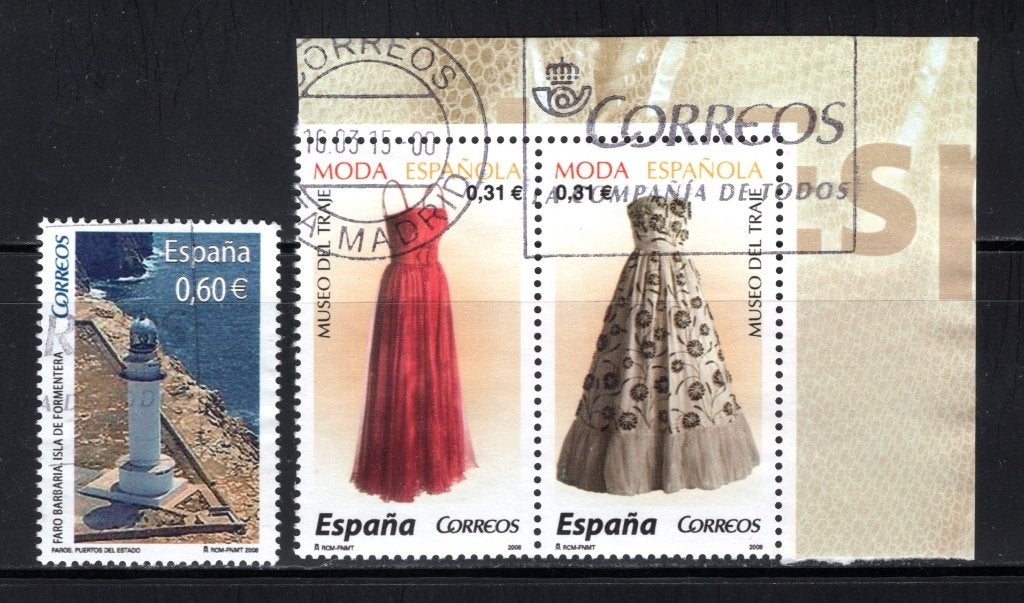 ESPAGNE Lot 2008 timbré, Envoi, Affranchi