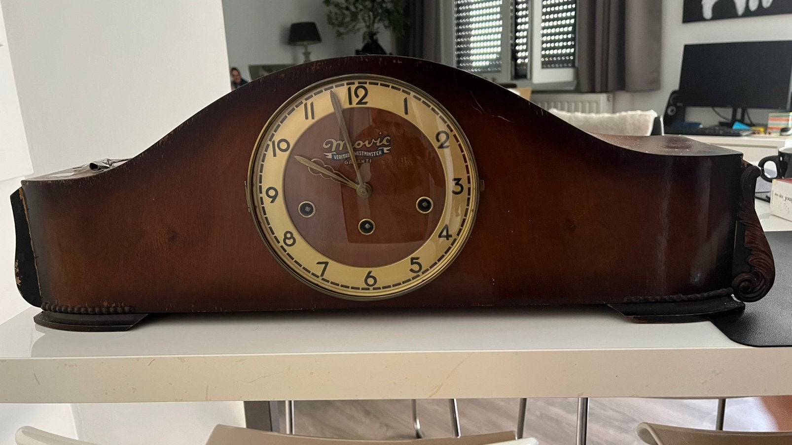 Antieke klok 150 jaar oud perfecte staat, Ophalen
