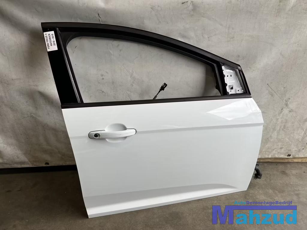 FORD FOCUS 3 Wit rechts voor deur portier 2010-2018, Gebruikt, Deur, Info@ford.com, Ford