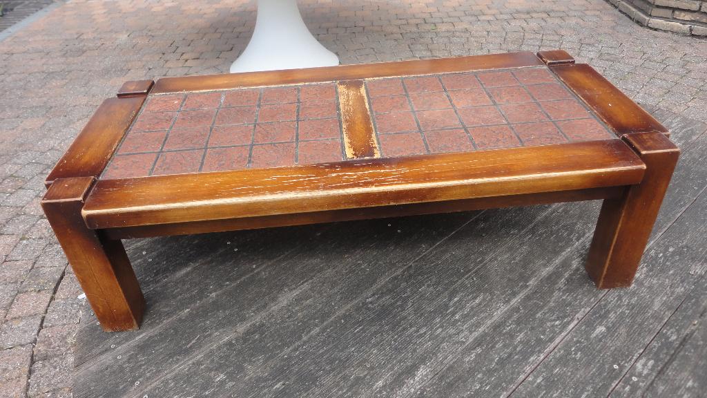 table basse, 100 à 150 cm, Moins de 50 cm, Rustiek, Cerisier