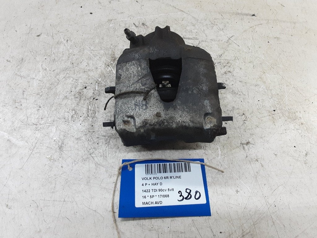 REMKLAUW RECHTS VOOR Volkswagen Polo V (6R), Gebruikt, Volkswagen