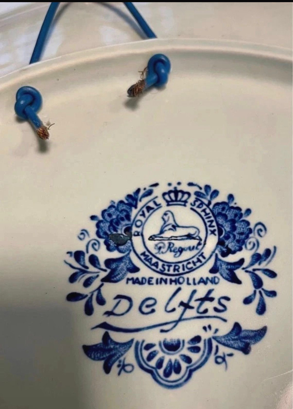4 assiettes bleues de Delft, Antiquités & Art, Enlèvement