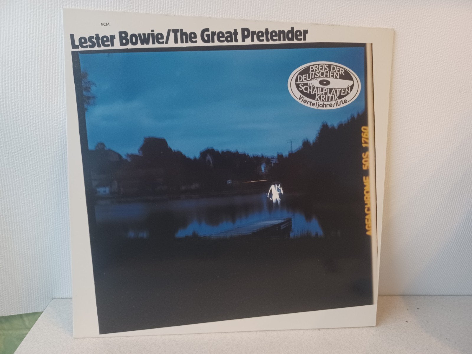 Jazz Lp ECM Lester Bowie  The Great Pretender, CD & DVD, Enlèvement ou Envoi, Jazz, LP
