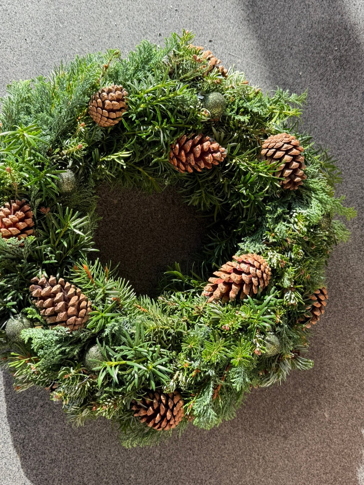 Prachtige winter ,kerstkrans !, Huis en Inrichting, Ophalen, Nieuw, Krans, Natuurlijk materiaal
