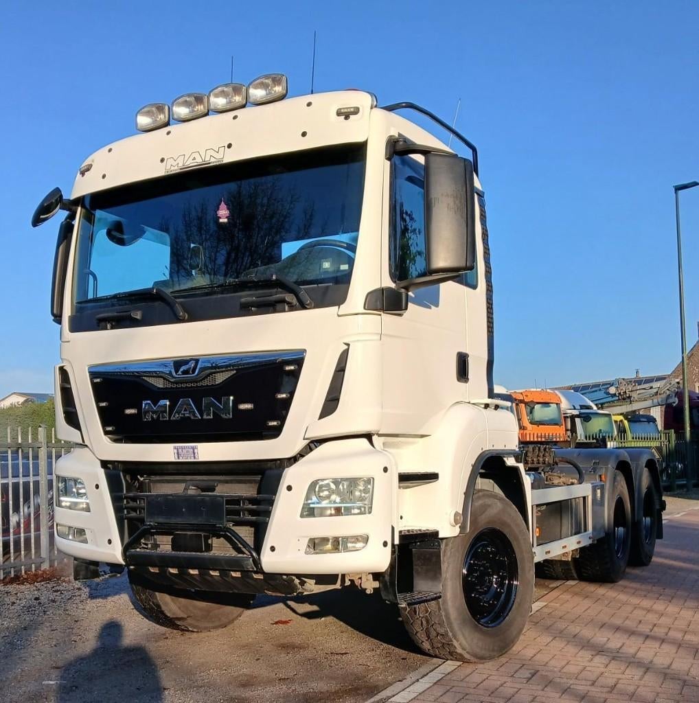 MAN TGS 33470 6x4 met containersysteem ( 83), Auto's, Vrachtwagens, Automaat, Euro 6, MAN, Bedrijf