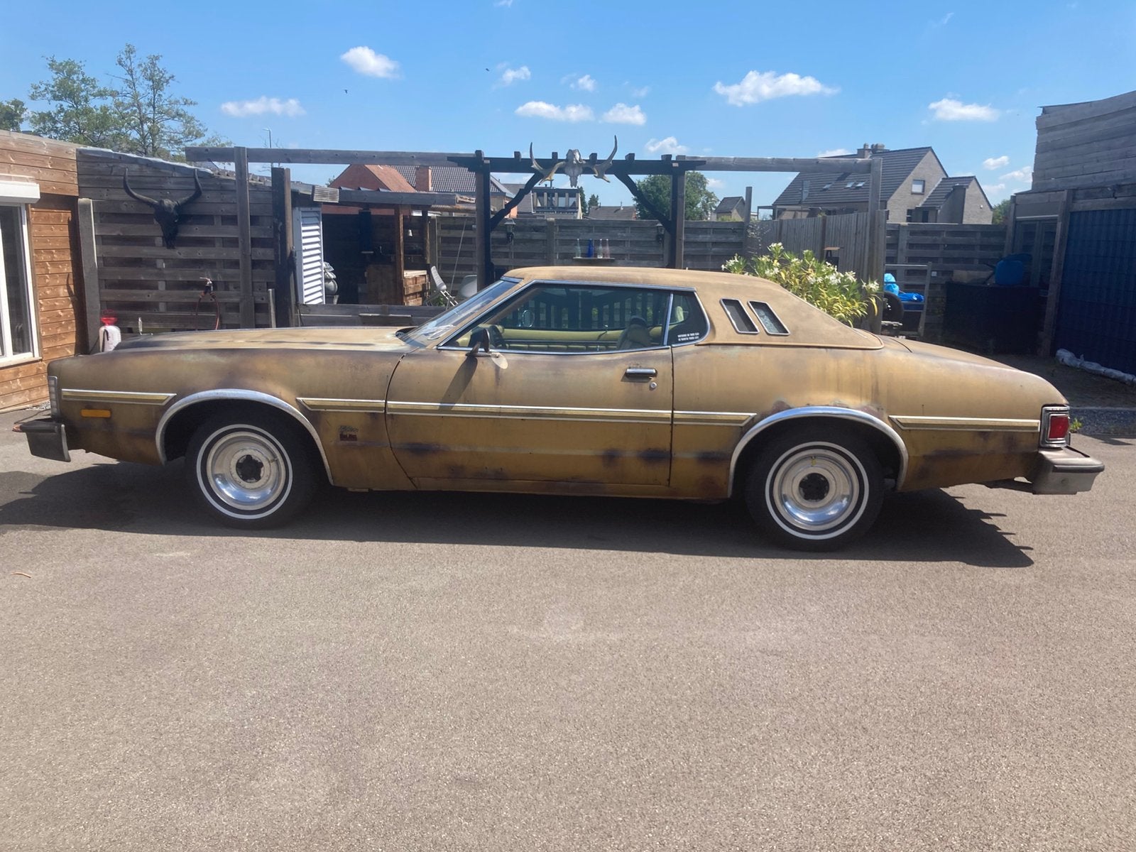 Ford Grand Torino Elite Coupe 5800cc automaat maar 105000 km, Autos, Achat, Beige, 2 portes, Automatique