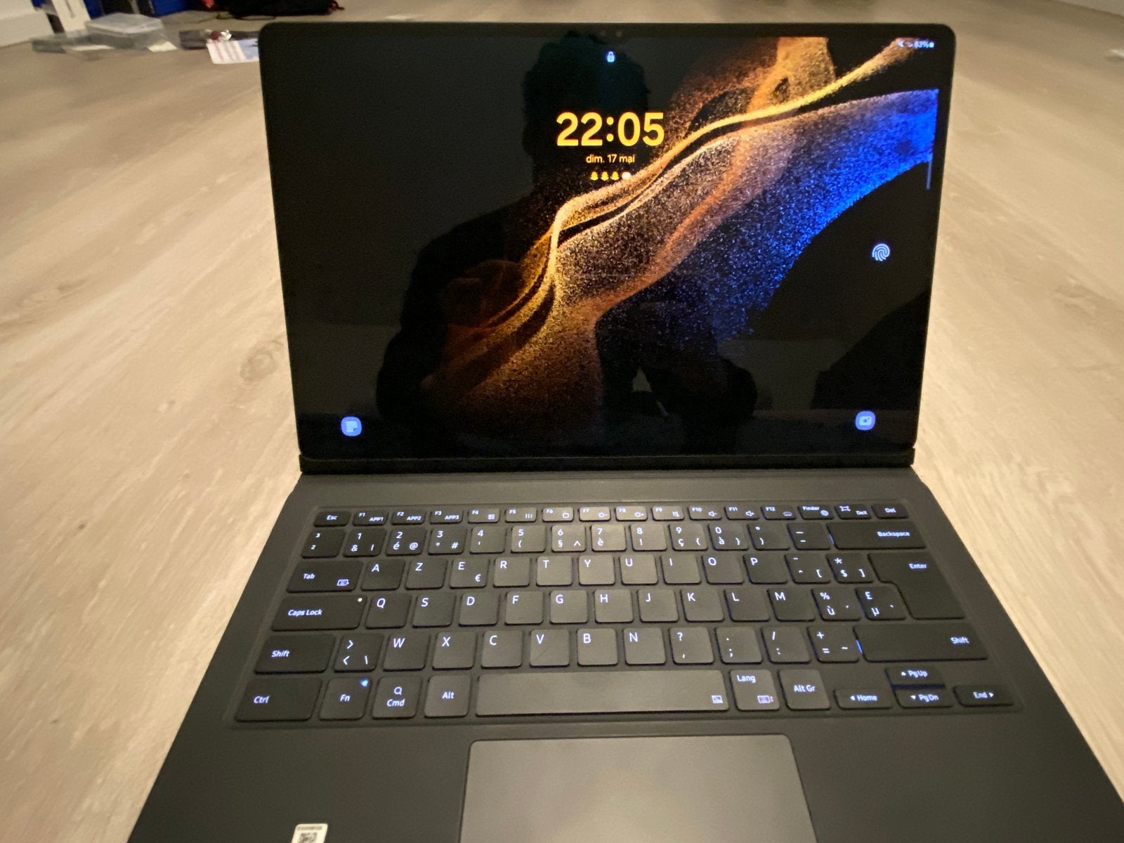 Galaxy tab S8 ultra + keyboard, Enlèvement, Comme neuf